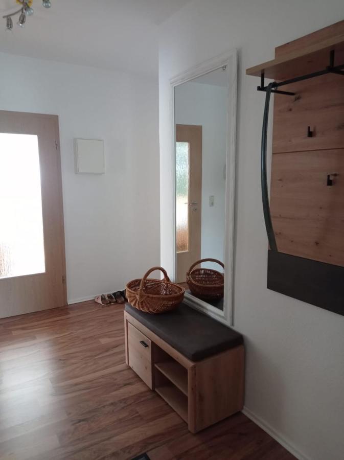 Ferienwohnung Greifenbach, Gartennutzung, Haustiere Willkommen Geyer Kültér fotó